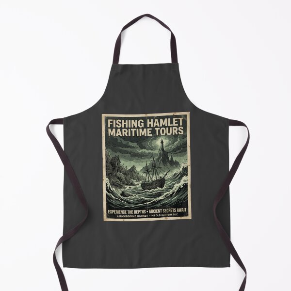 Item preview, Fishing Hamlet Bloodborne Travel Poster designed and sold by Fictional Ink Society.