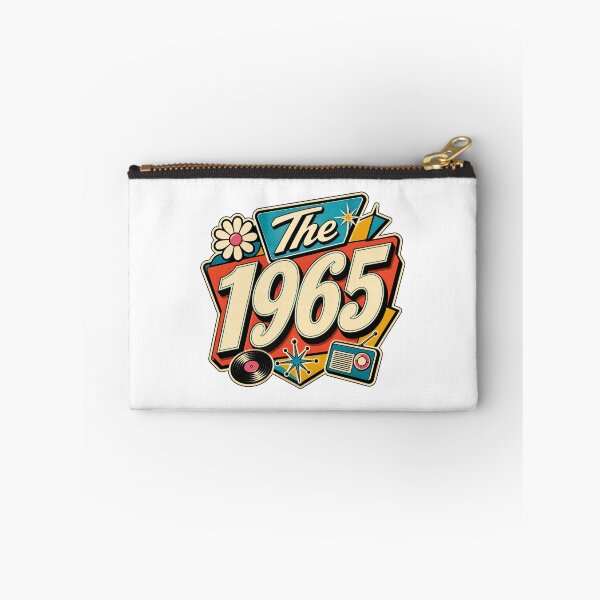Item preview, Vintage 1965 Retro Birthday Graphic Design designed and sold by RedCircleArt.