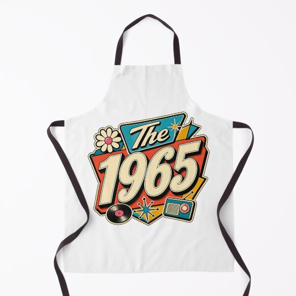 Item preview, Vintage 1965 Retro Birthday Graphic Design designed and sold by RedCircleArt.