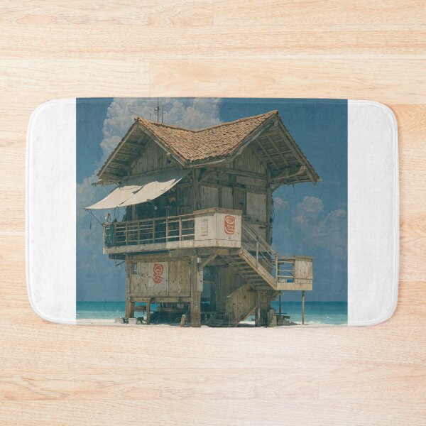 Item preview, Beachfront Wooden Hut designed and sold by Stefanluremo.