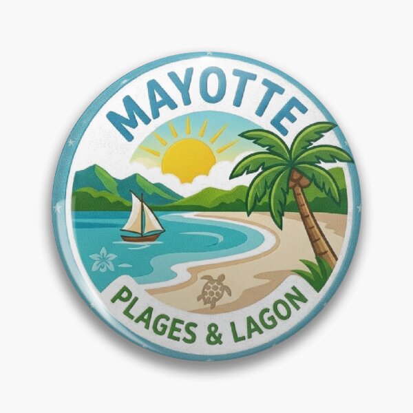 Item preview, Mayotte, lagoon and beach designed and sold by FoxinhoSoumaila.