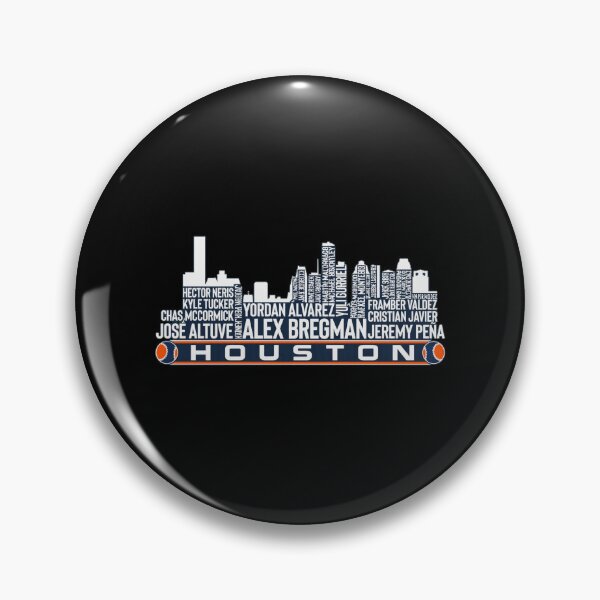 Item preview, Houston Baseball Skyline Player Names designed and sold by Camaron15.