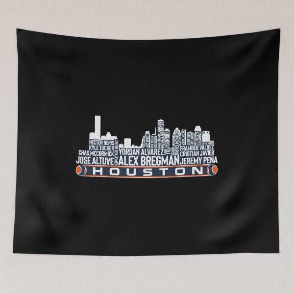 Item preview, Houston Baseball Skyline Player Names designed and sold by Camaron15.