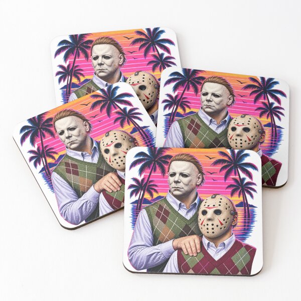 Item preview, Retro halloween funny horror movie fans love sunset  designed and sold by HarmonieNova.