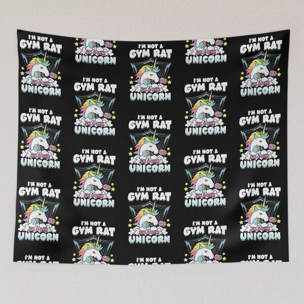 Item preview, I'm Not a Gym Rat, I'm a Gym Unicorn - Lifting designed and sold by Bohepa.