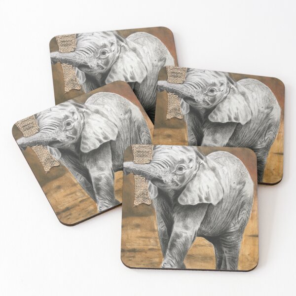 Item preview,  Elephant Baby & Mother designed and sold by Cape & Canvas Co.