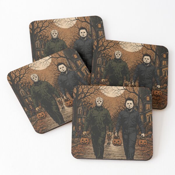 Item preview, Halloween Tshirts Michael Myers Jason Vorhees Vintage Spooky Season Fall designed and sold by Hydlaaksmndriss.