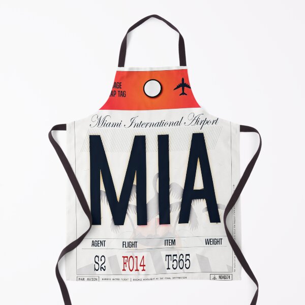 Item preview, Miami Airport Baggage Tag #2 designed and sold by Fine-Art-Hub.