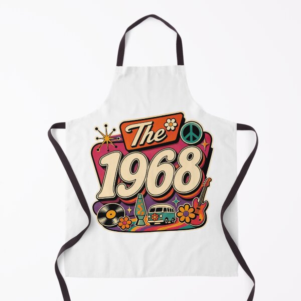 Item preview, Vintage 1968 Retro Birthday Graphic Design designed and sold by RedCircleArt.