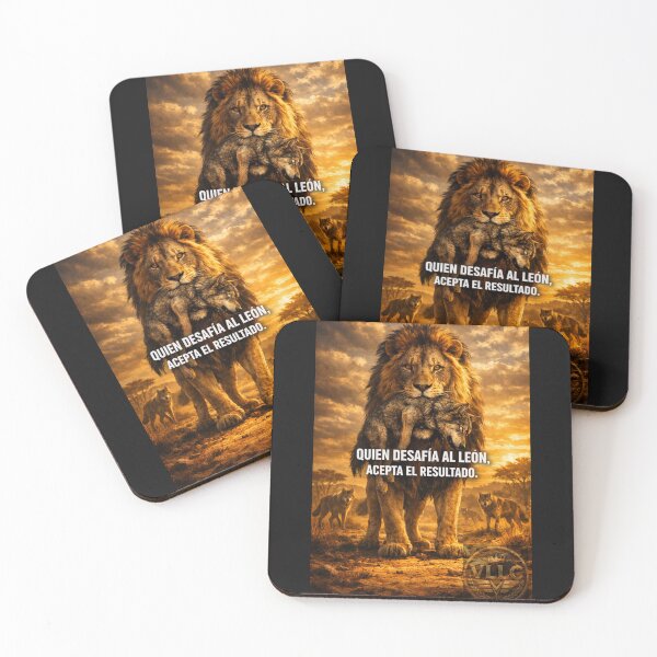Item preview, VLLC Lion King Vs Wolf Motivation Who Challenges the Lion Art designed and sold by VICTORY LIBERTY .