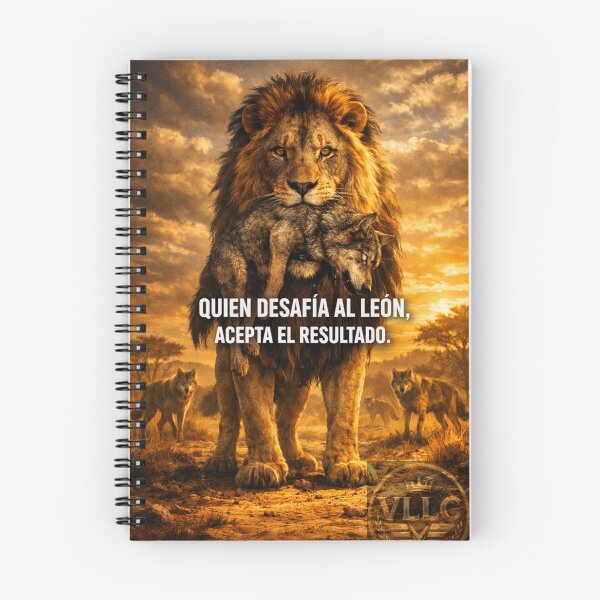 Item preview, VLLC Lion King Vs Wolf Motivation Who Challenges the Lion Art designed and sold by VICTORY LIBERTY .