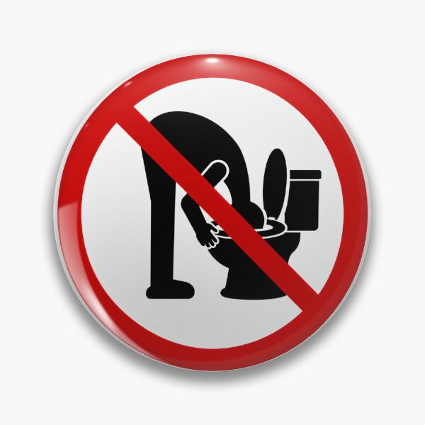 Item preview, No Head in Toilet designed and sold by MonkiFlipp.
