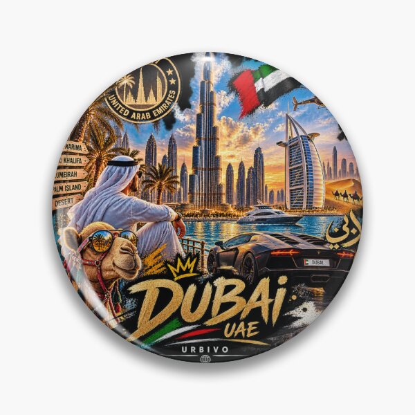 Item preview, Dubai UAE – Burj Khalifa Luxury Urban Travel Design designed and sold by URBIVO.