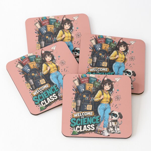 Item preview, Anime Neko Girl Welcome To Science Class Robot Dog Graphic designed and sold by BLUESKY11a.