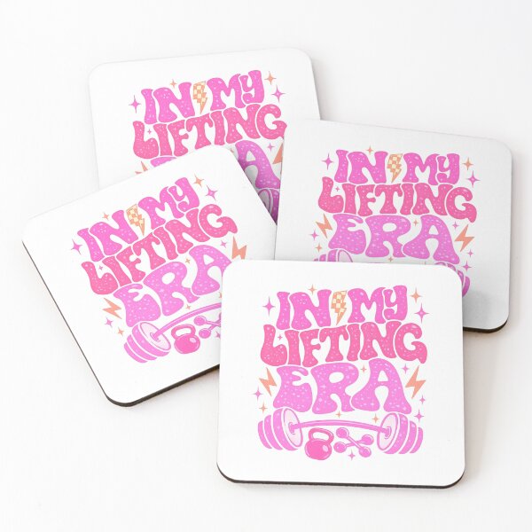 Item preview, In My Lifting Era - Retro Groovy Pink Sparkle Text designed and sold by Bohepa.
