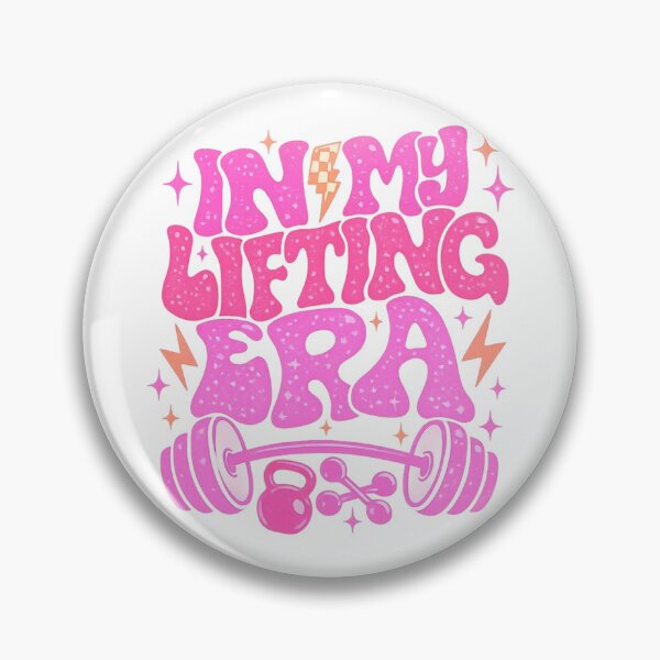 Item preview, In My Lifting Era - Retro Groovy Pink Sparkle Text designed and sold by Bohepa.