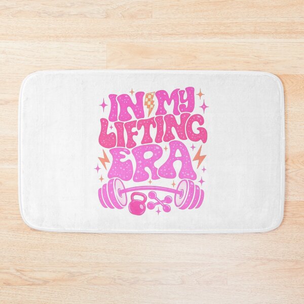 Item preview, In My Lifting Era - Retro Groovy Pink Sparkle Text designed and sold by Bohepa.