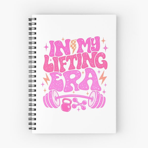 Item preview, In My Lifting Era - Retro Groovy Pink Sparkle Text designed and sold by Bohepa.