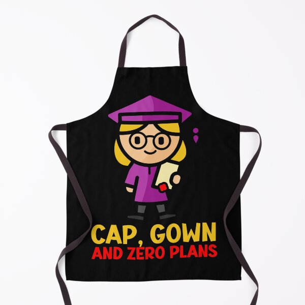 Item preview, Cap Gown and Zero Plans Funny Graduation Design designed and sold by chaaval.