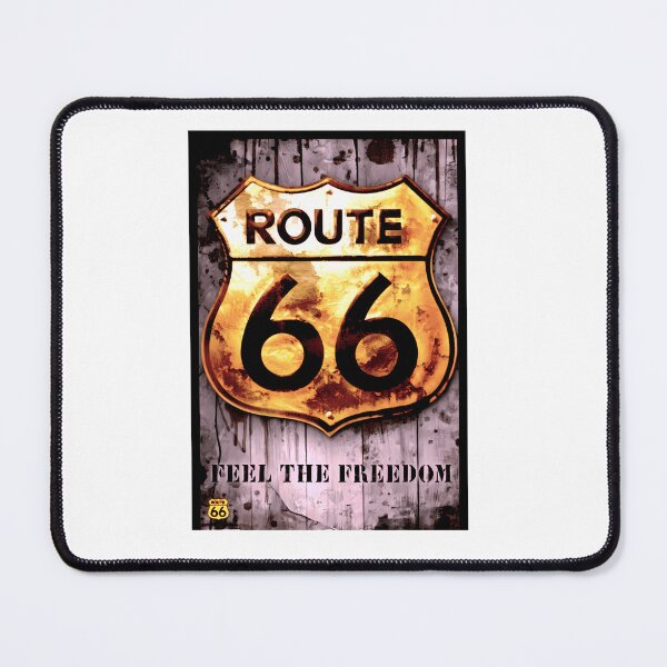 Item preview, Golden Highway Shield Travel Sign Feel The Freedom designed and sold by joaofelipelara.