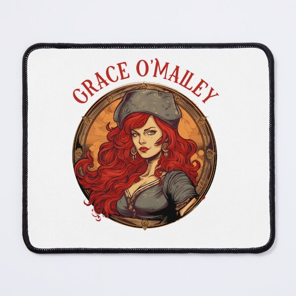 Item preview, Red Haired Irish Pirate Queen Maritime Legend designed and sold by joaofelipelara.
