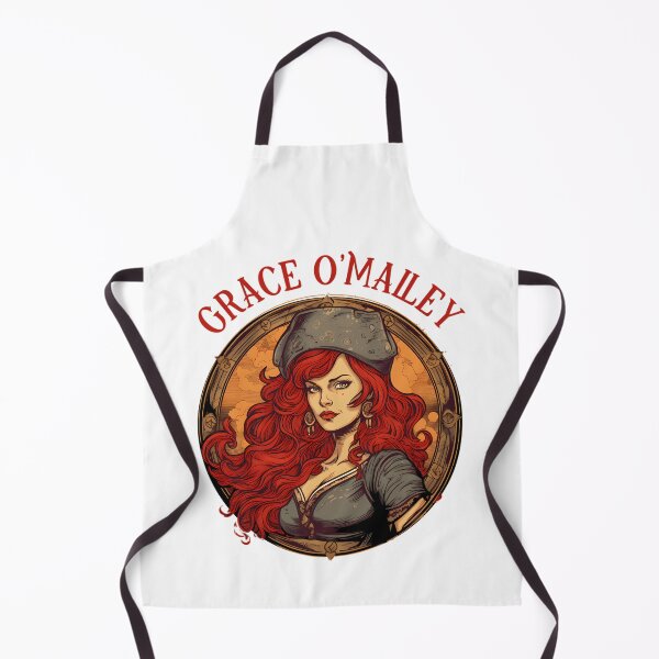 Item preview, Red Haired Irish Pirate Queen Maritime Legend designed and sold by joaofelipelara.