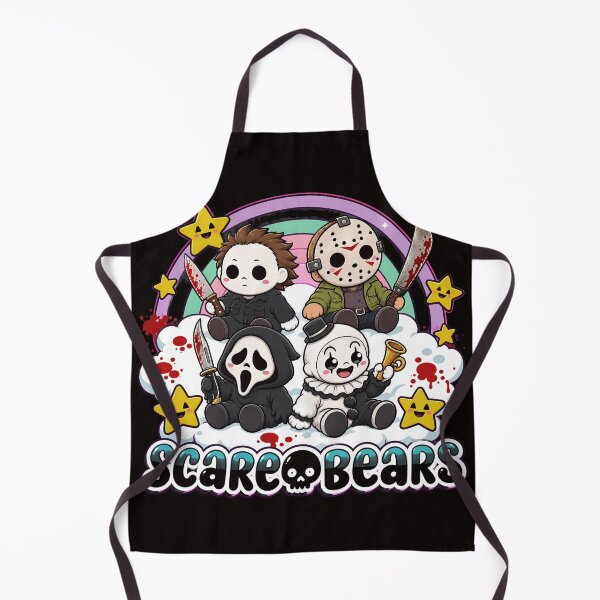 Item preview, Halloween Tshirts Scary Care Scare Bears Funny Horror Faces Horror Movie Characters designed and sold by Hydlaaksmndriss.