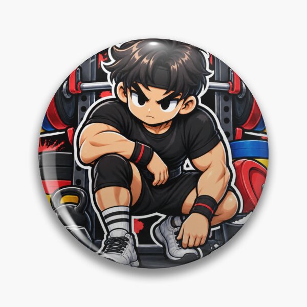 Item preview, Strong Anime Boy Gym Workout designed and sold by Bunbelle.