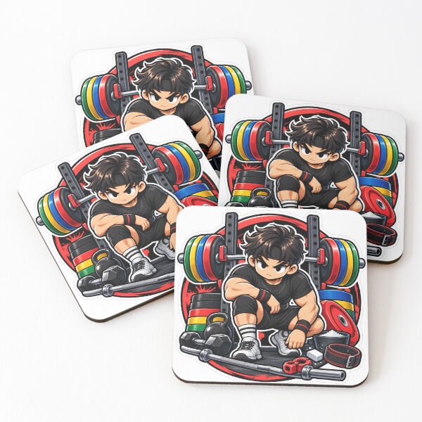 Item preview, Strong Anime Boy Gym Workout designed and sold by Bunbelle.