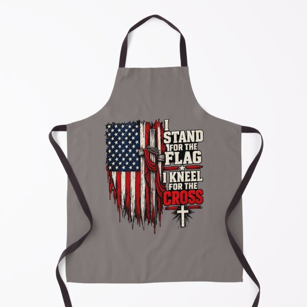 Item preview, I Stand For The Flag I Kneel For The Cross designed and sold by FABIOLA1970.