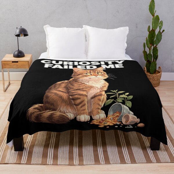 Item preview, Curiosity Failed Me Funny Orange Tabby Cat designed and sold by Uglyandcute.