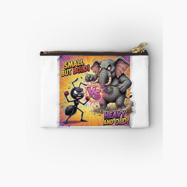 Item preview, Tiny Ant Versus Giant Elephant Scale Sticker designed and sold by Imaginarium of Chaos falcon88 .