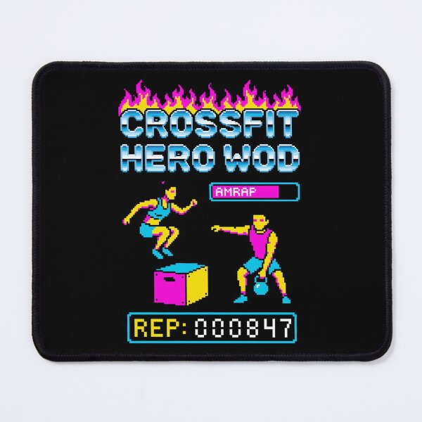 Item preview, CrossFit Hero WOD Pixel Art - Retro Gaming AMRAP designed and sold by Bohepa.