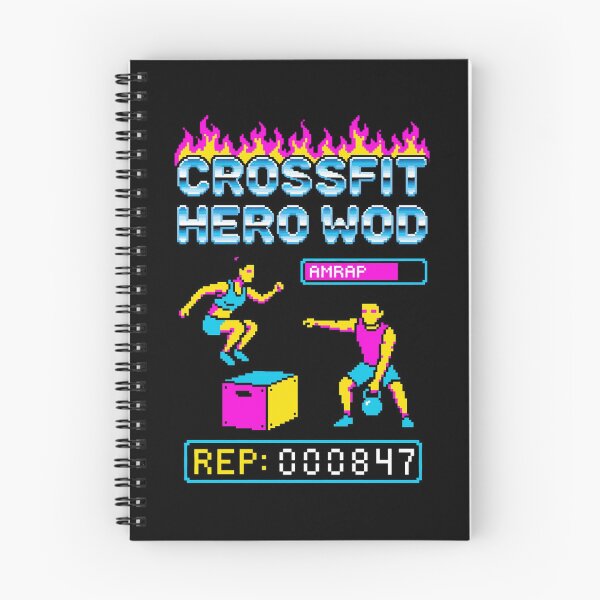 Item preview, CrossFit Hero WOD Pixel Art - Retro Gaming AMRAP designed and sold by Bohepa.