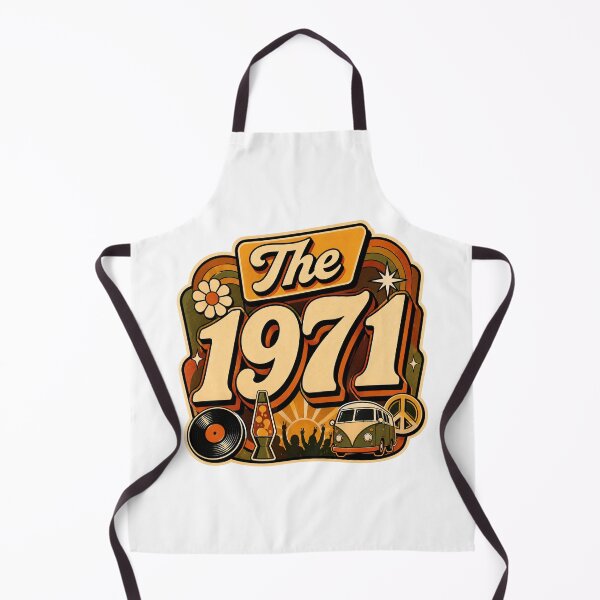Item preview, Vintage 1971 Retro Seventies Birthday Graphic designed and sold by RedCircleArt.