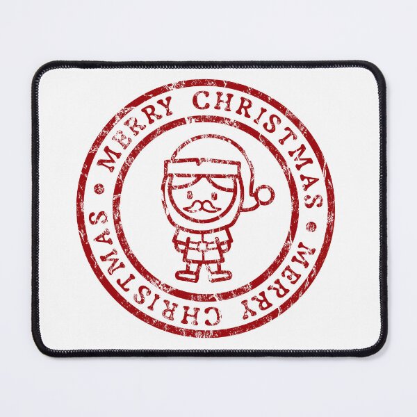 Item preview, Vintage Merry Christmas Santa Rubber Stamp Design designed and sold by chaaval.
