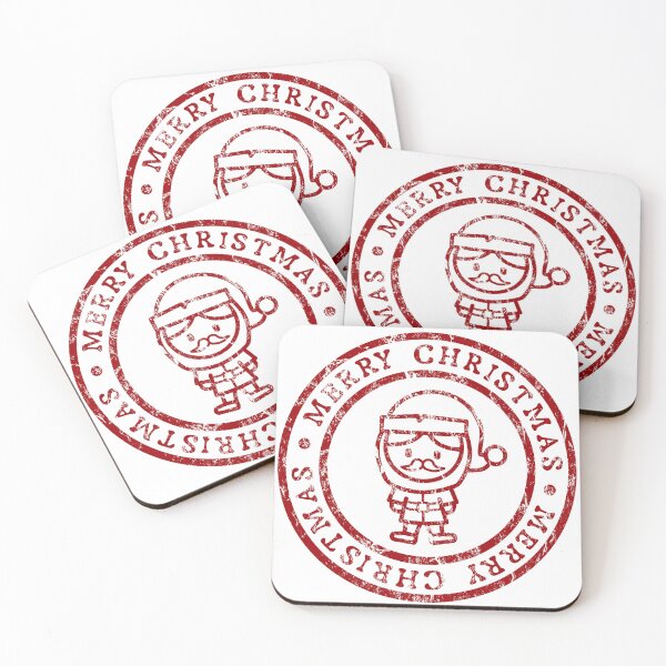 Item preview, Vintage Merry Christmas Santa Rubber Stamp Design designed and sold by chaaval.