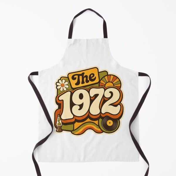 Item preview, Vintage 1972 Retro Seventies Birthday Graphic designed and sold by RedCircleArt.