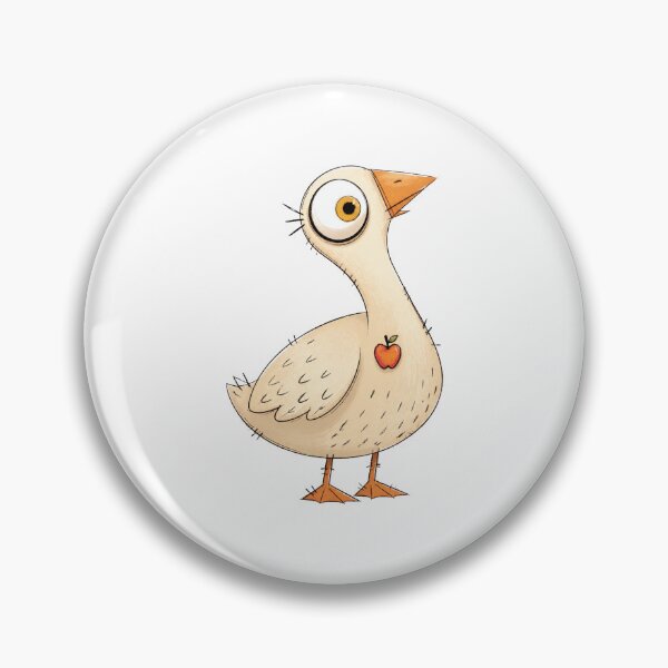 Item preview, Apple Brooch Goose designed and sold by The-Art-of-D.