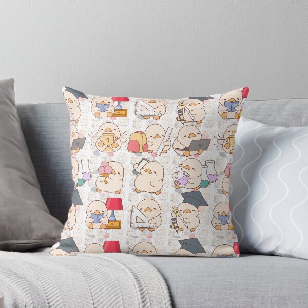 Item preview, Cute Kawaii Duck School Seamless Pattern Student Duckling Art designed and sold by Artemis & Woven Collective.
