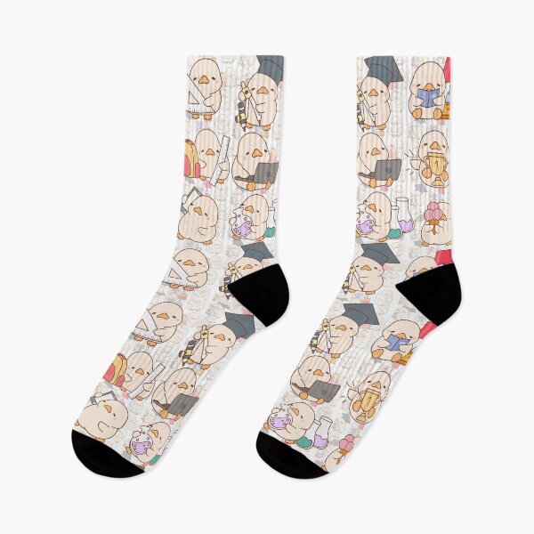 Item preview, Cute Kawaii Duck School Seamless Pattern Student Duckling Art designed and sold by Artemis & Woven Collective.