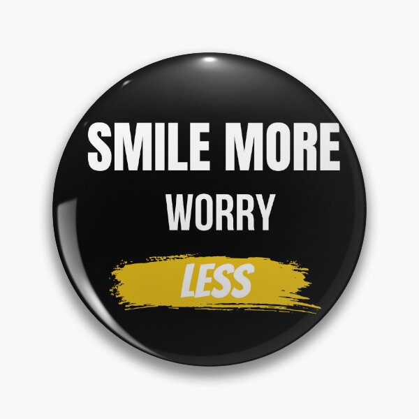 Item preview, Smile More Worry Less Motivational T-Shirt designed and sold by Mrali9914.