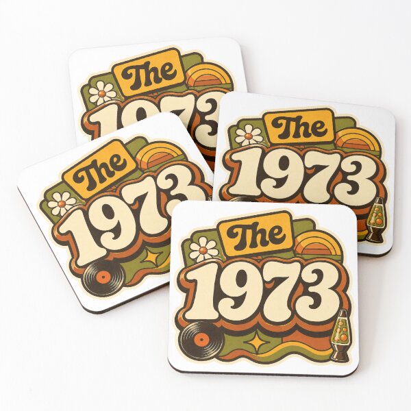 Item preview, Vintage 1973 Retro Seventies Birthday Graphic designed and sold by RedCircleArt.