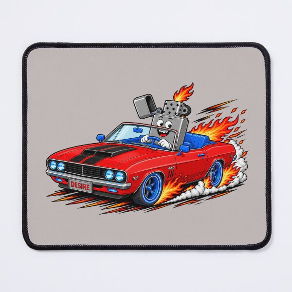 Item preview, Desire on Fire – Vintage Muscle Car Lighter designed and sold by Aimetoi.