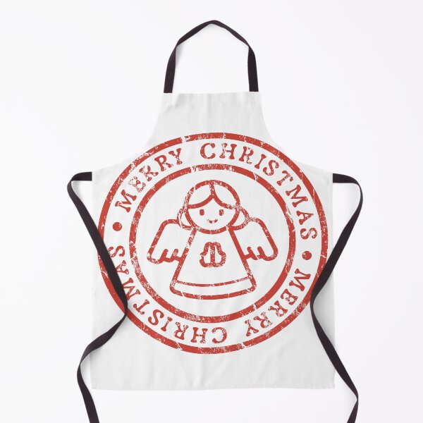 Item preview, Vintage Merry Christmas Angel Rubber Stamp Design designed and sold by chaaval.