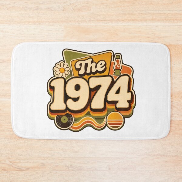 Item preview, Vintage 1974 Retro Seventies Birthday Graphic designed and sold by RedCircleArt.
