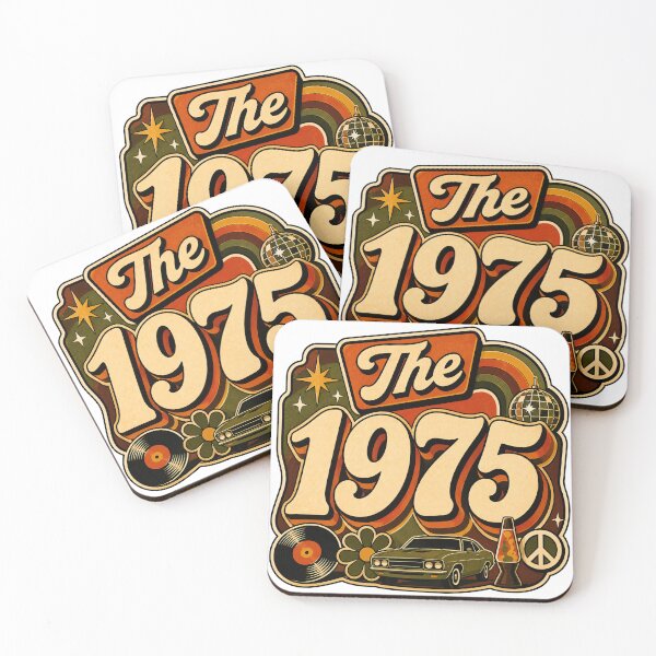 Item preview, Vintage 1975 Retro Disco Birthday Graphic designed and sold by RedCircleArt.