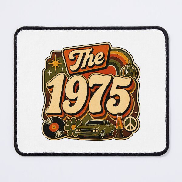 Item preview, Vintage 1975 Retro Disco Birthday Graphic designed and sold by RedCircleArt.