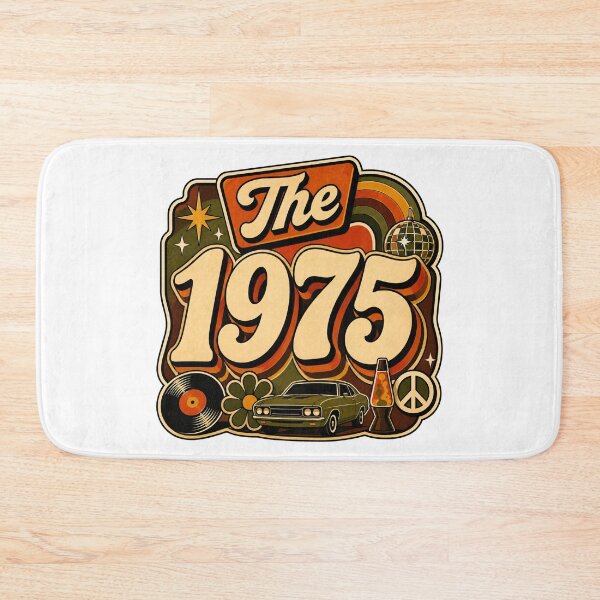 Item preview, Vintage 1975 Retro Disco Birthday Graphic designed and sold by RedCircleArt.