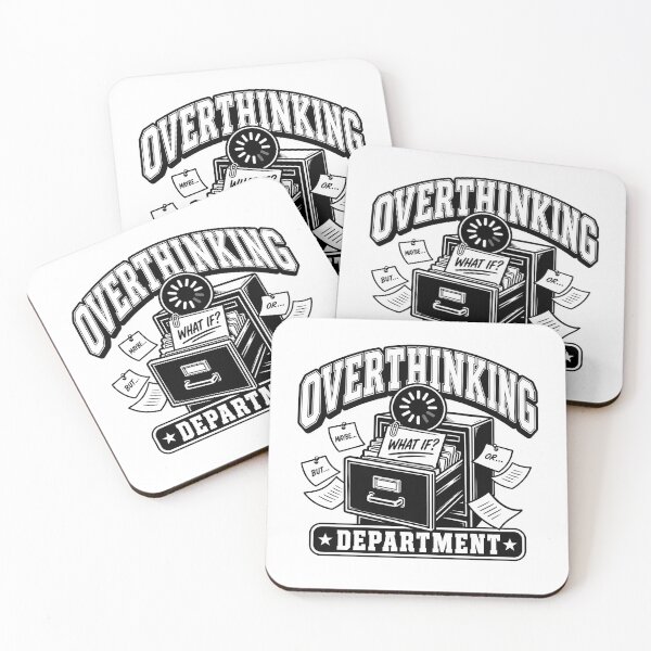 Item preview, Overthinking Department Funny Quote Design designed and sold by Sed94.